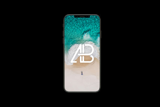 Free Iphone X Front View Mockup