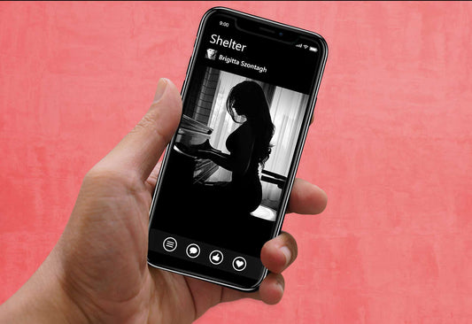 Free Iphone X In Hand Mockup