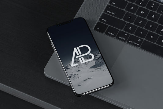 Free Iphone X On Macbook Pro Mockup
