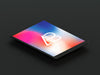 Free Isometric Matte Black Ipad Pro 10.5 Mockup