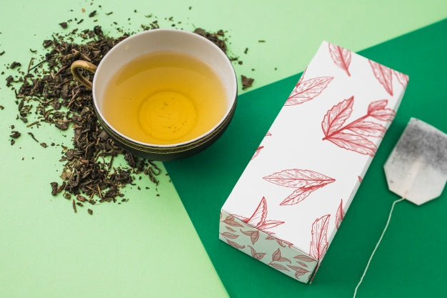 Free Isometric Tea Mockup Psd