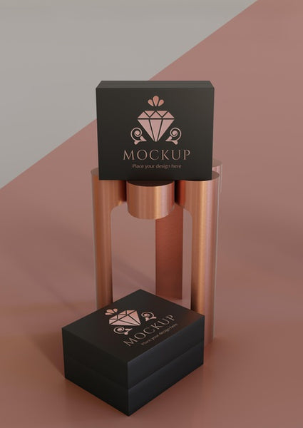 Free Jewelry Packaging Display Mock Up Psd