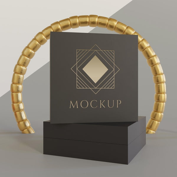 Free Jewelry Packaging Display Mock Up Psd