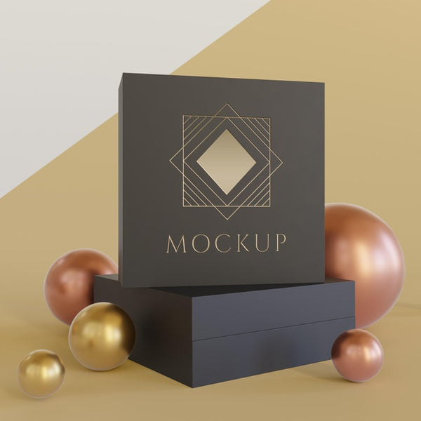 Free Jewelry Packaging Display Mock Up Psd