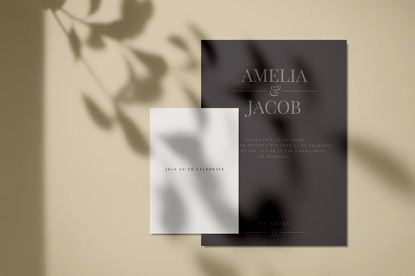 Free Join Us To Celebrate Invitation Card Mockup Psd