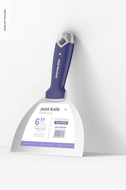 Free Joint Knife Mockup, Leaned Psd