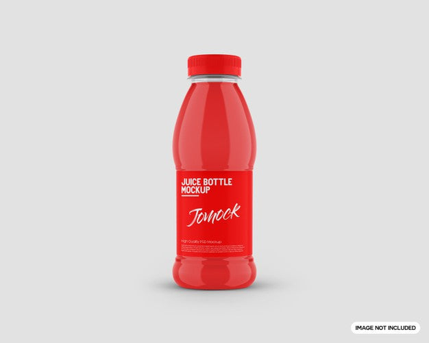 Free Juice Bottle Mockup Psd