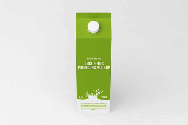 Free Juice Packaging Mockup