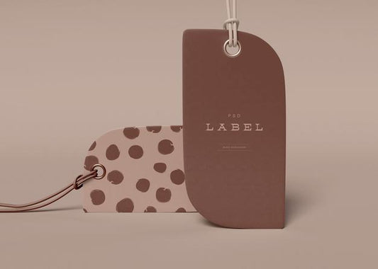Free Label Price Tag Mockup Psd