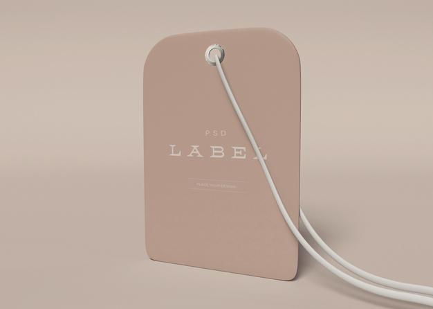 Free Label Price Tag Mockup Psd