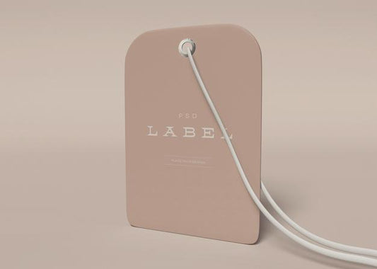 Free Label Price Tag Mockup Psd