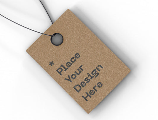 Free Label Price Tag Mockup Psd