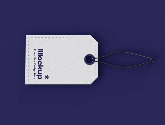 Free Label Price Tag Mockup Psd