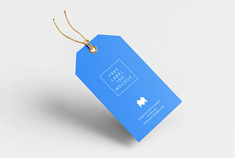 Free Label Tag Mockup