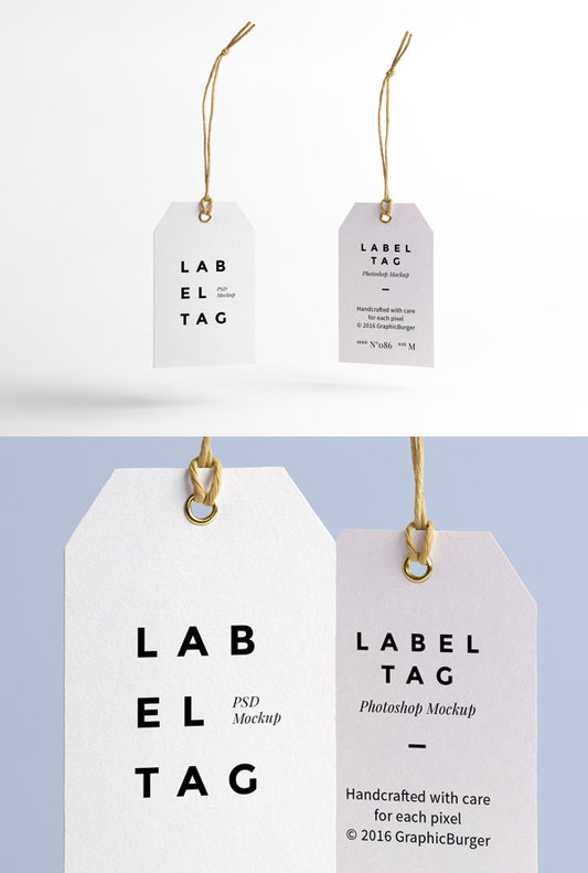 Free Label Tag Psd Mockup