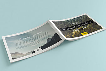 Free Landscape Brochure Mockup