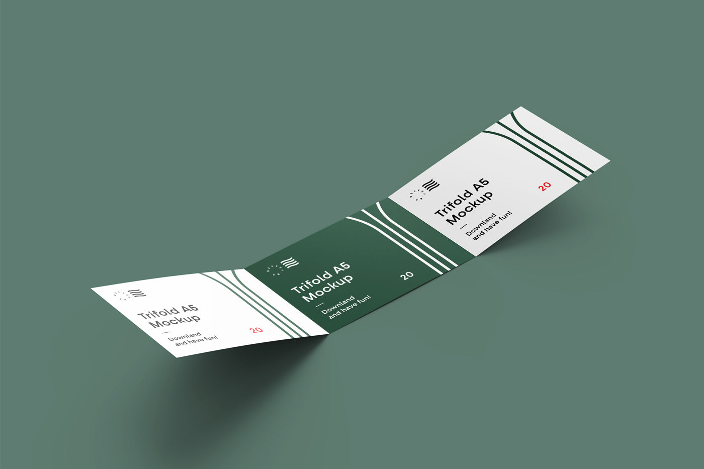 Free Landscape Brochure Mockup