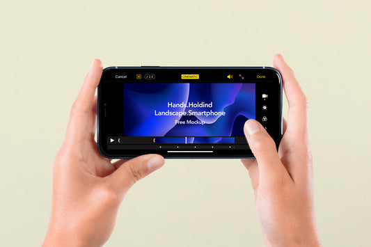 Free Landscape Psd Smartphone Mockup