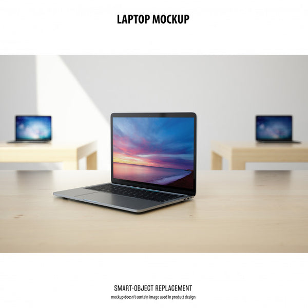 Free Laptop Mockup Psd