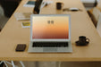 Free Laptop On A Wooden Office Table