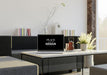 Free Laptop On Desk In Work Space Mockup Psd