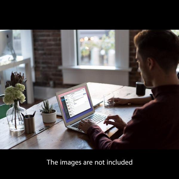 Free Laptop On Desk Mock Up Psd