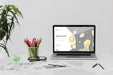 Free Laptop On Desk Psd
