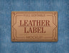 Free Leather Label Mockup Psd