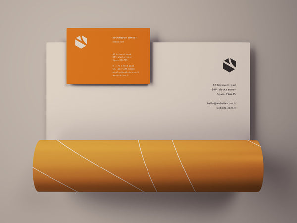 Free Letterhead And Business Card Mockup