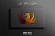 Free Logo Mockup With Phoenix Psd