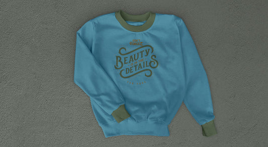 Free Long Sleeves Crew Neck Sweatshirt Mockup Psd
