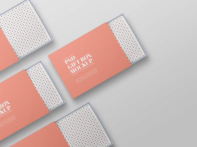 Free Luxury Giftbox Psd Mockup Psd
