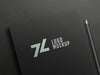 Free Luxury Silver Foil Logo Mockup On Black Paper Psd