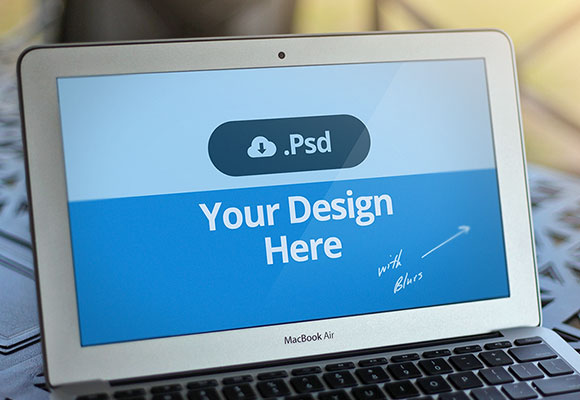 Free Macbook Air Mockup