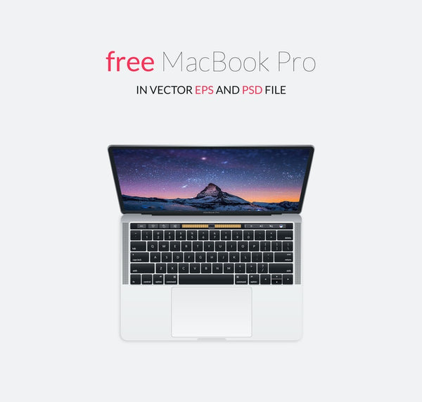 Free Macbook Pro Mockup