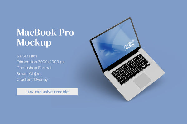 Free Macbook Pro Mockup