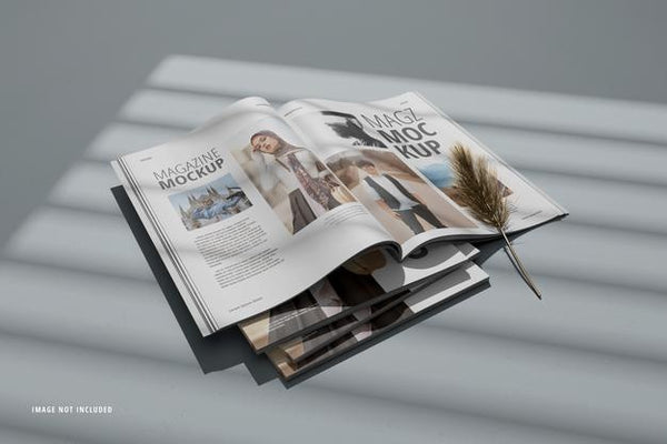 Free Magazine Mockup And Catalog Mockup Cover Page Premium Psd Psd