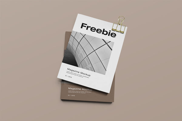 Free Magazine Mockup