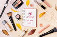 Free Make-Up Accesories Concept Mock-Up Psd