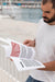Free Man On Street Reading Book Psd