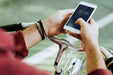 Free Man Using A Smartphone Psd