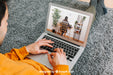 Free Man Using Laptop Psd
