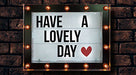 Free Marquee Cinema Light Box Typography / Poster Mockup Psd
