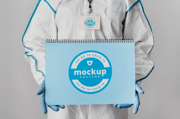 Free Medical Wear And Notebook Mock-Up Psd