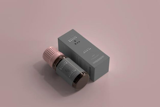 Free Medicine Bottle And Box Mockup Psd