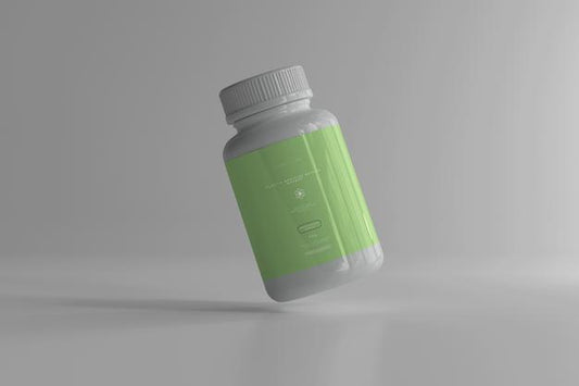 Free Medicine Bottle Mockup Psd