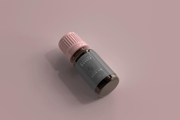 Free Medicine Bottle Mockup Psd