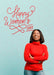 Free Medium Shot Happy Woman Posing With Blue Background Psd