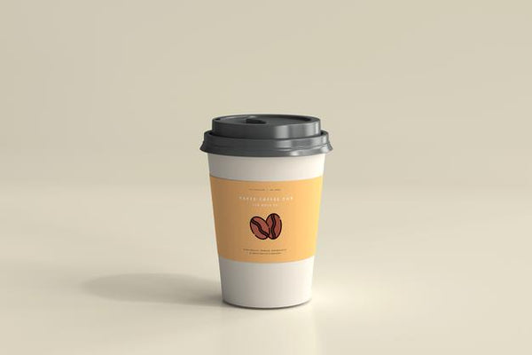 Free Medium Size Paper Coffee Cup Mockup Psd