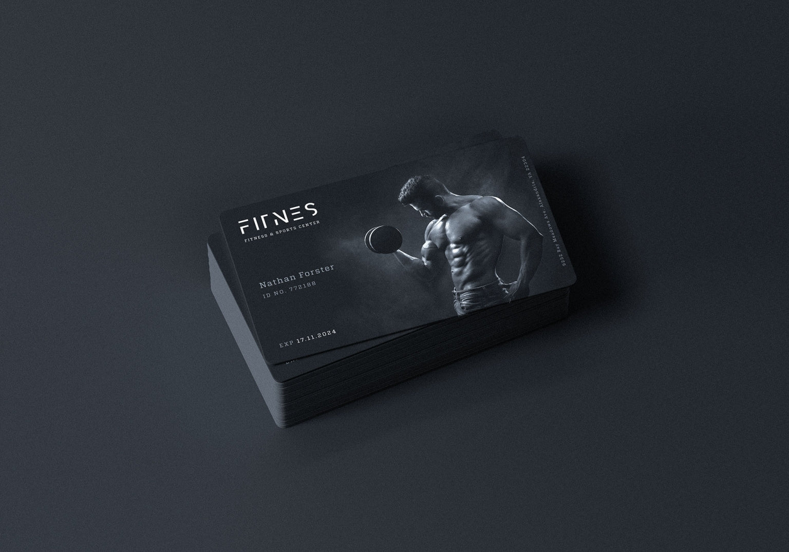 Free Membership Card Mockup